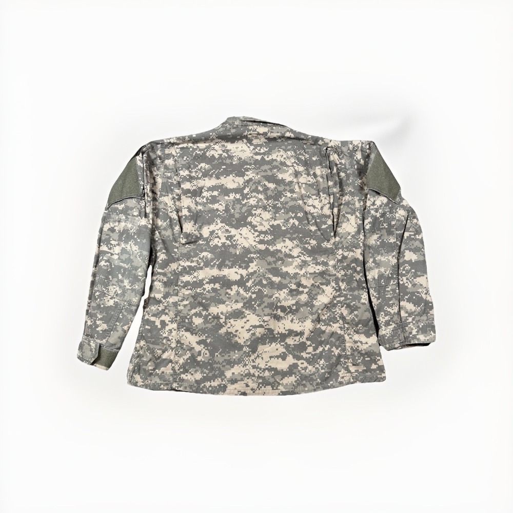 US Military ACU Field Jacket Mens Medium Regular‎ Grey Digital Camo UCP Coat - Picture 4 of 10